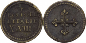 Peso Monetale - 4 Pistole D'Italie di fabbricazione francese per i 4 scudi d'oro d'italia - gr. 12.88

mBB 

SPEDIZIONE SOLO IN ITALIA - SHIPPING ...