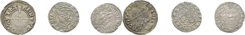 Bertrando (1334-1350) - Denaro con Sant'Ermacora; Antonio II (1402-1411) - Denar...