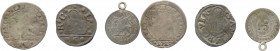Venezia - lotto di 3 monete: Bezzo da 6 Bagattini; 15 Centesimi di Lira Corrente 1848; Alvise III Mocenigo (1722-1732) 15 soldi 1722 - metalli vari 
...