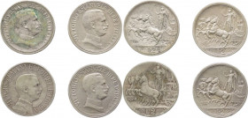 Regno d'Italia - Vittorio Emanuele III (1900-1943) - Lotto di 4 monete da 2 lire 1908,1914,1915,1916 - Ag

med.BB 

SPEDIZIONE SOLO IN ITALIA - SH...