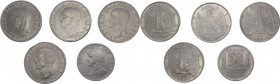 Regno d'italia - Vittorio Emanuele III (1900-1943) - lotto di 5 monete: 4 pz da 1 lira 1941; 0,50 lek 1941 - Ac

med.mBB

SPEDIZIONE SOLO IN ITALI...