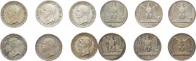 Regno d'Italia - Vittorio Emanuele III (1900-1943) - Lotto di 6 monete da 5 Lire "Aquilotto" 1927 - Ag

med.mBB 

SPEDIZIONE SOLO IN ITALIA - SHIP...