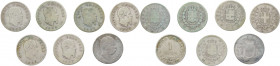 Regno d'Italia - Vittorio Emanuele II (1861-1878) - Lotto di 6 monete composto da n.1 da 1 Lira "Valore" 1863 Milano, NC ; n.3 da 1 Lira "Stemma" 1863...