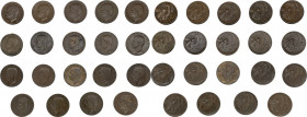 Regno d'Italia - Vittorio Emanuele III (1900-1943) - Lotto di 19 monete da 10 Centesimi "Ape" dal 1919 al 1937 - (1919 RR, 1926 NC, 1928 Rara, 1932 Ra...