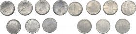 Città del Vaticano - Pio XII, Pacelli (1939-1958) e Giovanni XXIII, Roncalli (1958-1963) - lotto di 7 monete da 100 lire di anni vari - Ac

med.qSPL...
