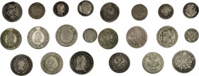 Austria - Lotto di 11 monete composto da: 1 pz. da 3 kreutzer 1846; 3 pz. da 5 kreutzer anni vari; 6 kreutzer 1684; 5 pz. da 20 kreutzer anni vari; 1/...