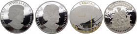 Canada - Elisabetta II (dal 1952) - Lotto di 2 once 2010 (75 anni dalla prima banconota) e 2011 (città di Toronto) - Ag

FS

SPEDIZIONE IN TUTTO I...