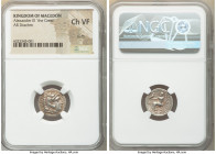 MACEDONIAN KINGDOM. Alexander III the Great (336-323 BC). AR drachm (16mm, 12h). NGC Choice VF, scuffs. Lifetime issue of Miletus, ca. 325-323 BC. Hea...