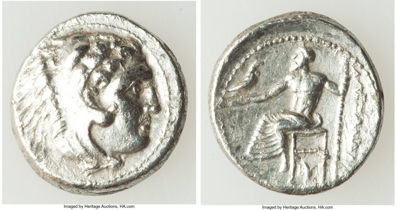 MACEDONIAN KINGDOM. Alexander III the Great (336-323 BC). AR drachm (17mm, 4.12 ...