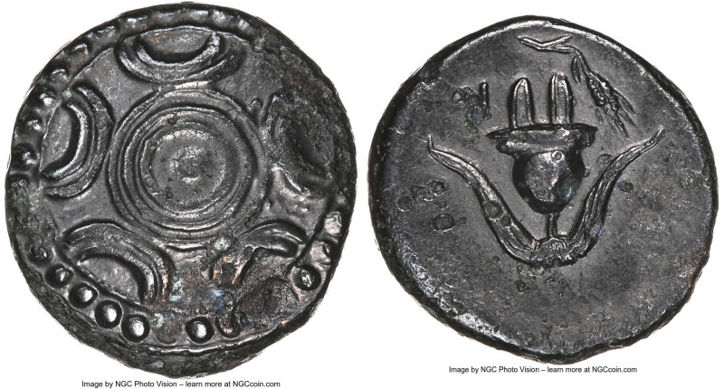 MACEDONIAN KINGDOM. Philip III Arrhidaeus (323-317 BC). AE half-unit (15mm). NGC...