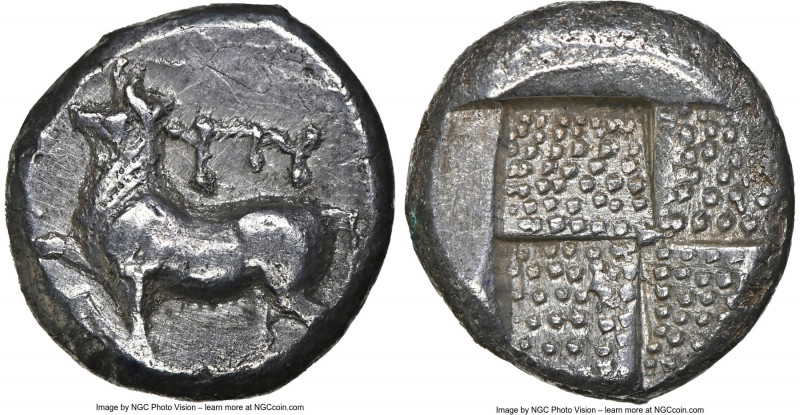 THRACE. Byzantium. Ca. 387-340 BC. AR siglos or drachm (14mm). NGC XF, scratches...