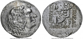 THRACE. Mesambria. Ca. 125-65 BC. AR tetradrachm (33mm, 11h). NGC XF, brushed, die shift. Late posthumous issue in the name and types of Alexander III...