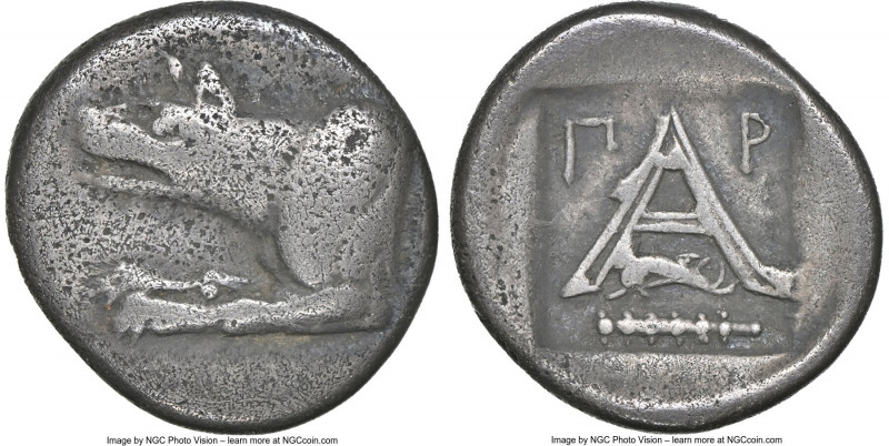 ARGOLIS. Argos. Ca. 330-250 BC. AR triobol (15mm, 3h). NGC Choice Fine. Forepart...