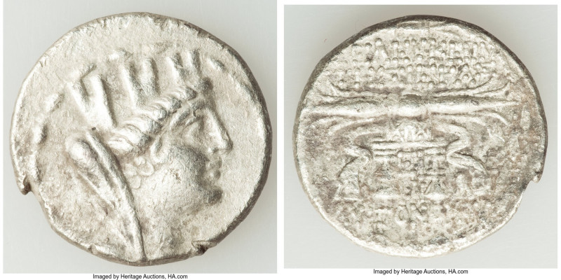 SYRIA. Seleucia Pieria. Ca. 106-88 BC. AR tetradrachm (29mm, 14.19 gm, 11h). XF....