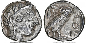 NEAR EAST or EGYPT. Ca. 5th-4th centuries BC. AR tetradrachm (23mm, 17.17 gm, 9h). NGC Choice AU 5/5 - 3/5. Head of Athena right, wearing crested Atti...