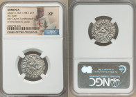 Cilician Armenia. Levon I 4-Piece Lot of Certified Trams ND (1198-1219) XF NGC, 22mm. Levon I enthroned / Two lions & cross. Sold as is, no returns. ...
