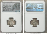 La Marche. Hugh IX-X 4-Piece Lot of Certified Deniers ND (1199-1249) Authentic NGC, Struck in the name of Louis. Weights range from 0.71-0.90gm. Sold ...