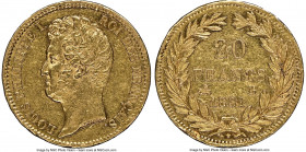 Louis Philippe I gold 20 Francs 1831-B AU58 NGC, Rouen mint, KM739. One year type. Incuse edge lettering. 

HID09801242017

© 2022 Heritage Auctio...
