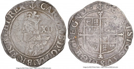 Charles I Shilling ND (1628-1629) VF20 NGC, Tower mint (under Charles I), Anchor mintmark, Group E, Fifth Aberystwyth bust type, S-2794 (not S-2797 as...