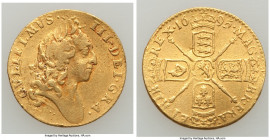 William III gold 1/2 Guinea 1695 VF (Altered Surfaces), KM487.1, S-3466. One year type. 20.5mm. 4.04gm. 

HID09801242017

© 2022 Heritage Auctions...