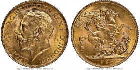 George V gold Sovereign 1925 MS64 NGC, KM820, KM3996. AGW 0.2355 oz. 

HID09801242017

© 2022 Heritage Auctions | All Rights Reserved