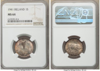 Republic Pair of Certified Assorted Issues NGC, 1) Shilling 1941 - MS64, KM14 2) Penny 1935 - MS65 Red and Brown, KM3 Sold as is, no returns. 

HID0...