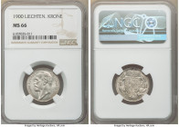 Johann II Krone 1900 MS66 NGC, Vienna mint, KM-Y2. Pearl gray toning with muted luster. 

HID09801242017

© 2022 Heritage Auctions | All Rights Re...