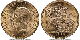 George V gold Sovereign 1930-SA MS63 NGC, Pretoria mint, KM-A22, S-4005. AGW 0.2355 oz.

HID09801242017

© 2022 Heritage Auctions | All Rights Res...