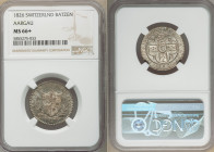 Aargau. Canton Batzen 1826 MS66+ NGC, KM21. Lightly toned over reflective fields. 

HID09801242017

© 2022 Heritage Auctions | All Rights Reserved...