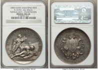Confederation silver "Nidwalden - Ennetmoos Shooting Festival" Medal 1898 MS64 NGC, Richter-1029b (not 1029c as listed on holder). 45mm. 

HID098012...