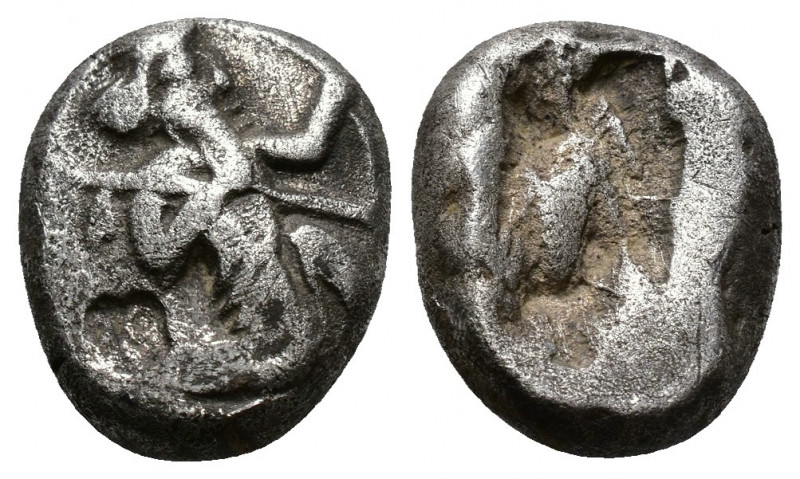 (Silver. 5.45g 14mm) PERSIA. Achaemenid Empire AR Siglos, times of Artaxerxes II...