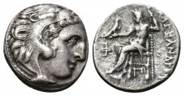 (Silver. 3.87g. 18mm) KINGS of MACEDON. Antigonos I Monophthalmos. As Strategos of Asia, 320-306/5 BC . AR Drachm
In the name and types of Alexander ...