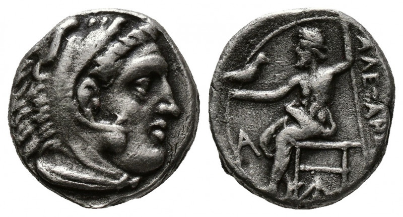 (Silver. 3.89g 17mm) Kings of Macedon. Sardeis. Alexander III \"the Great\"" 336...