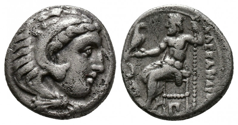 (Silver. 4.11g 18mm) KINGS OF MACEDON. Alexander III \'the Great\' (336-323 BC)....