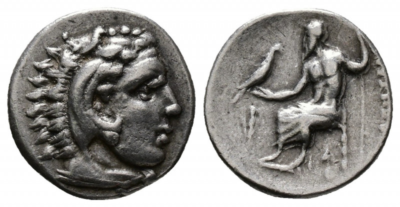 (Silver. 4.18g 18mm) Kings of Macedon. Lampsakos. Alexander III \"the Great\"" 3...