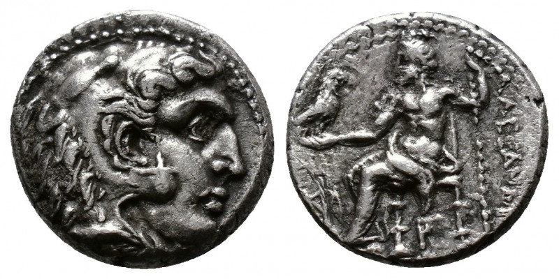 (Silver 2.03g 13 mm ) KINGS OF MACEDON. Alexander III \'the Great\' (336-323 BC)...