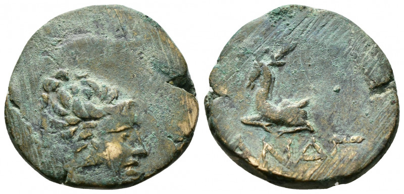 (Bronze. 6.64g 23mm) CIMMERIAN BOSPOROS. Phanagoreia. Time of Mithridates VI Eup...