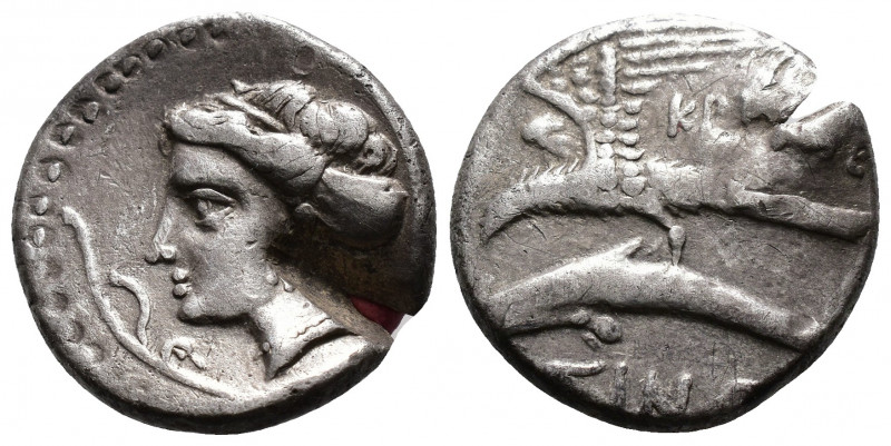 (Silver. 5.90 g. 20 mm) Paphlagonia. Sinope 330-300 BC. KAΛΛIAΣ- (Kallias-), mag...