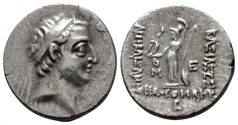 (Silver. 4.20g 18mm) Kings of Cappadocia, Ariobarzanes I Philoromaios AR Drachm....