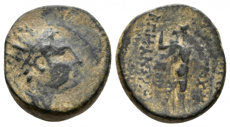 (Bronze, 3.47g 14mm) Seleukid Empire, Antiochos IV Theos Epiphanes Uncertain min...
