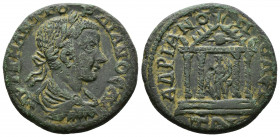 (Bronze, 8.64g 25mm) THRACE. Hadrianopolis. Gordian III, 238-244. 
AΥT K M ANT ΓOPΔIANOC AΥΓ Laureate, draped and cuirassed bust of Gordian III to ri...