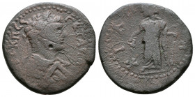 (Bronze.6.35g 23mm) ISLANDS off ELIS, Kephallenia, Kranium/Cranium. Geta as Caesar (209-211
AVK Π CE ΓΕΤΑC/ Draped and cuirassed bust to rigth.
Rev:...
