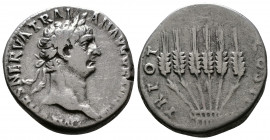 (Silver, 8.68g 20mm) Trajan, 98-117. Cistophorus, uncertain mint in Asia Minor (Ephesus?), 98-99.
IMP CAES NERVA TRAIAN AVG GERM P M Laureate head of...