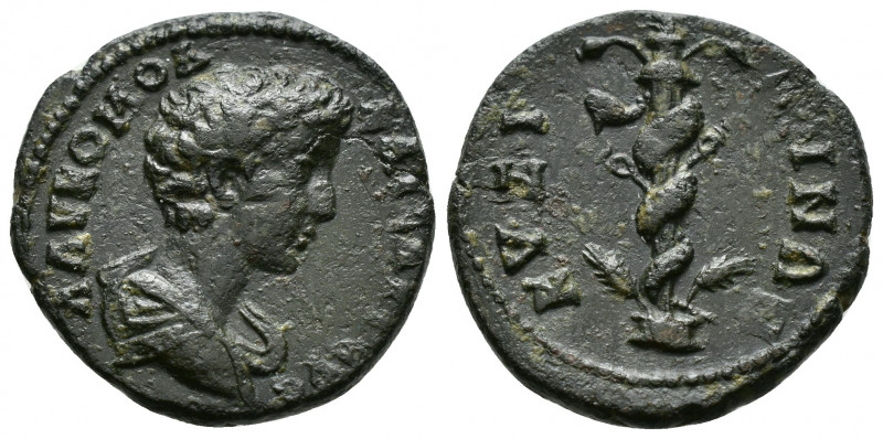(Bronze.5.20g 23mm) MYSIA. Cyzicus. Commodus (177-192). Ae.
Λ ΑV ΚΟΜΟΔ[ΟϹ?] ΚΑΙ...