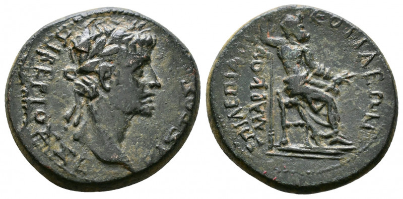(Bronze, 6.42g 20mm) PHRYGIA. Cotiaeum. Tiberius, 14-37. Assarion Marcus Lepidus...