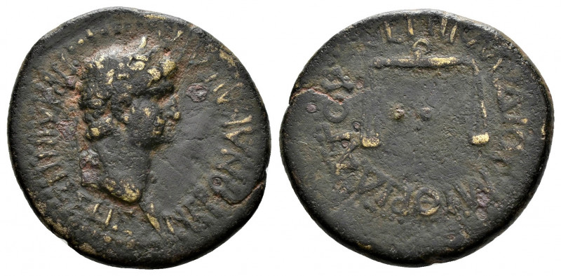 (Bronze, 3.07g 16mm) PHRYGIA. Prymnessus. Nero, 54-68. struck under the magistra...