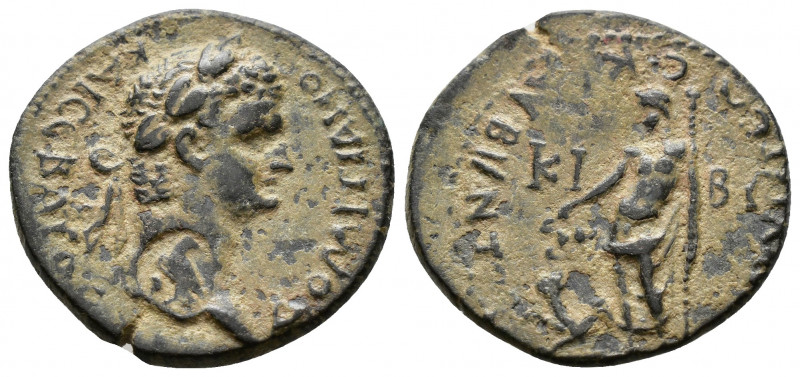 (Bronze, 4.44g 20mm) PHRYGIA. Cibyra. Domitian (81-96). Klau. Bias.
ΔOMITIANOC ...
