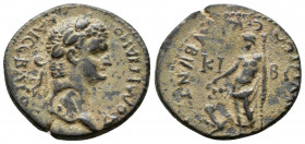 (Bronze, 4.44g 20mm) PHRYGIA. Cibyra. Domitian (81-96). Klau. Bias.
ΔOMITIANOC KAI CЄBACTOC. Laureate head right.
Rev: ЄΠI AΡΧIЄΡЄΩC KΛAΥ BIANTOC / ...