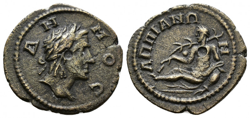 (Bronze, 2.61g 19mm) PHRYGIA. Appia. Pseudo-autonomous. Time of Trajan (98-117)....