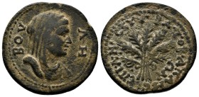 (Bronze, 6.18g 22mm) Phrygia, Apameia. Pseudo-autonomous issue, time of Elagabalus, AD 218-222.
L. Ma. Seu., grammateus for the second time.
ΒΟVΛΗ, ...